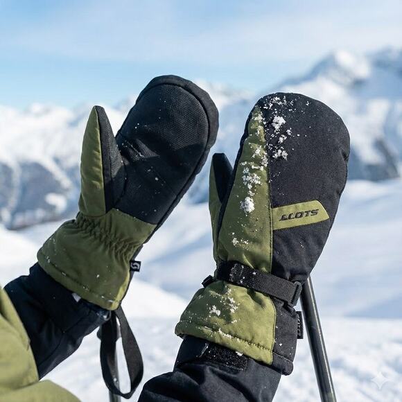 SCOTT Ultimate Warm Waterproof Mittens – Fir Green/Black – Size L – NEW - Picture 2 of 7